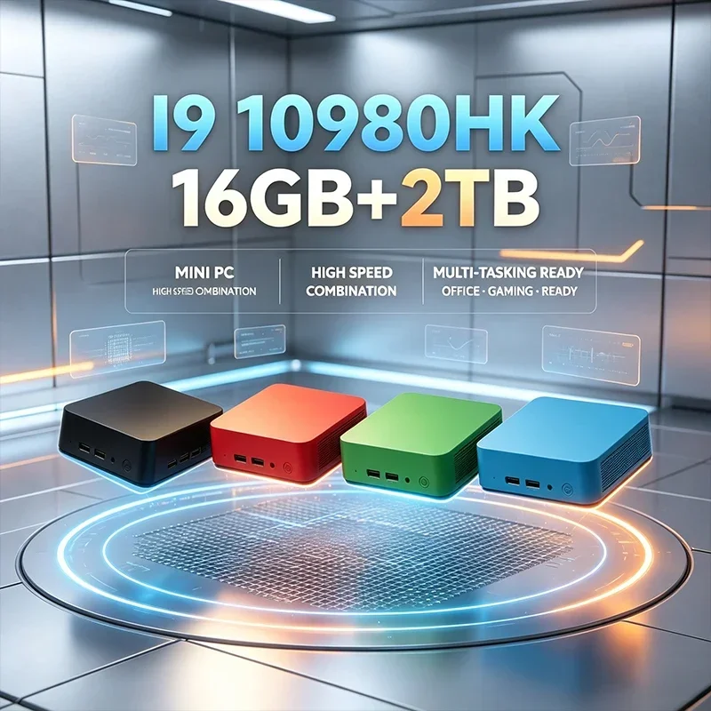 インテル-i9-10980hk-ミニpc-16gb-2tb-高速ストレージ-wifi6-bluetooth-52-4k出力-windows-11-コンパクトデザイン-オフィス-ゲーム-学習用