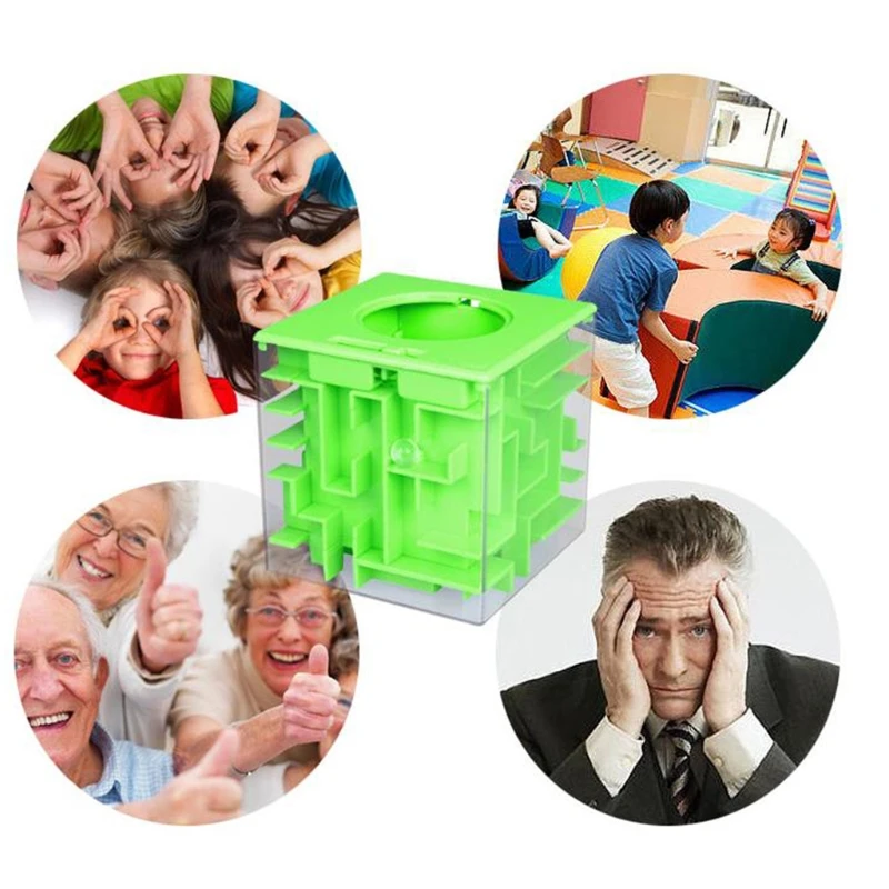 KX4B 4 عبوات من صندوق ألغاز متاهة المال، ألغاز حامل أموال، صناديق ألغاز أموال هدية لـ