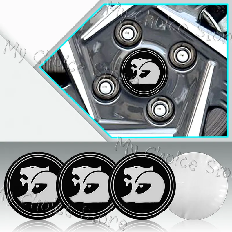 4pcs 56mm Car Decor Emblem Wheel Center Hub Cap Stickers Styling For Holden HSV Astra Commodore Captiva Cruze Accessories