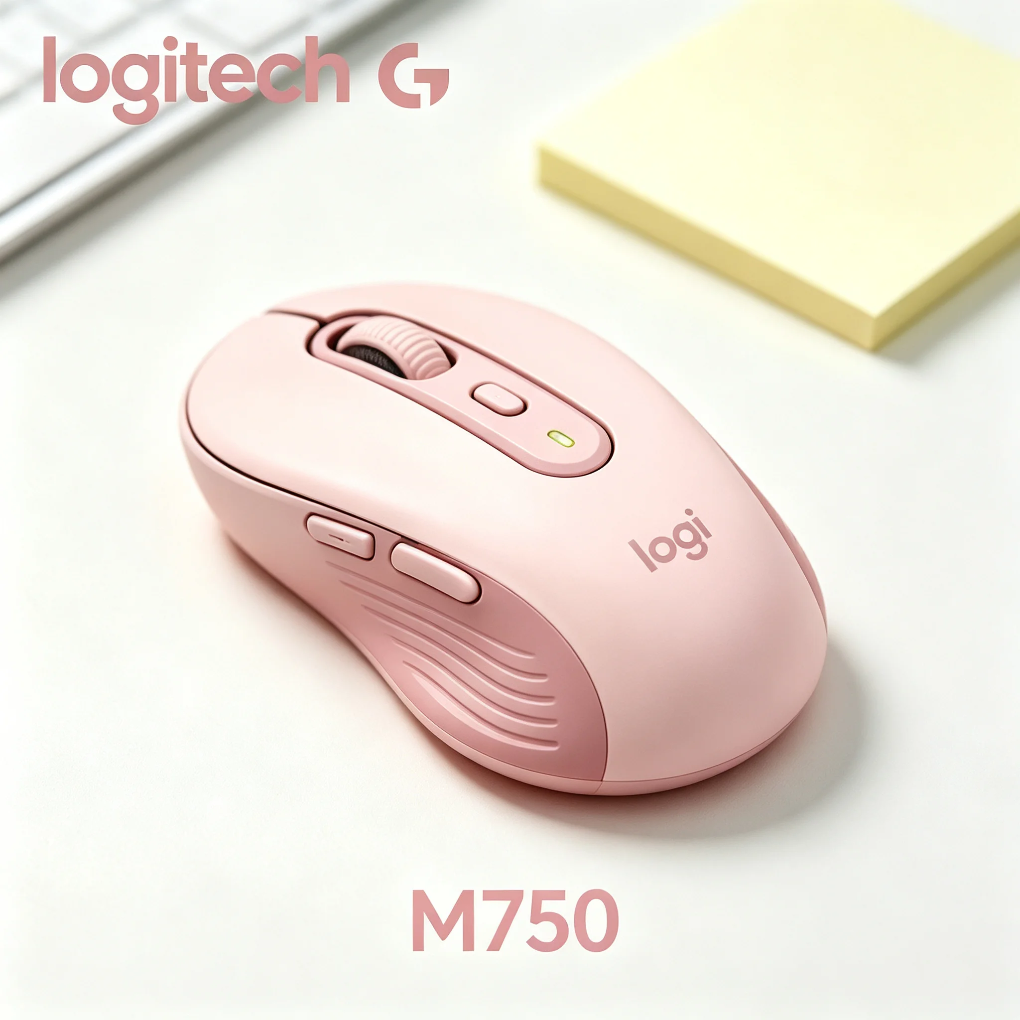 Logitech M750 Bluetooth Mouse SilentTouch Mute Click Stable Signal Mice For Office Work Casual Gaming Laptop
