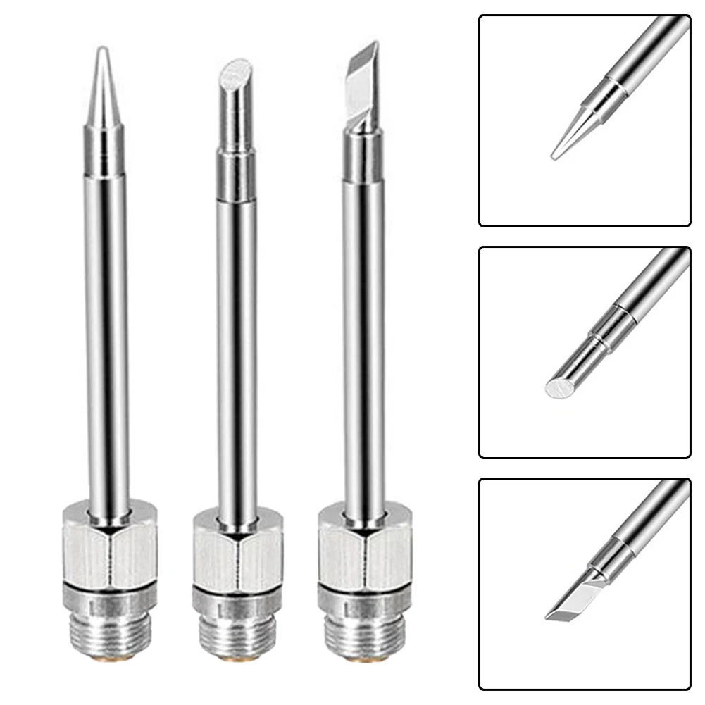 8W Soldering Iron Tip, Portable USB Welding Parts, 51mm Length, 510 Interface, Copper Material, Silver Plating