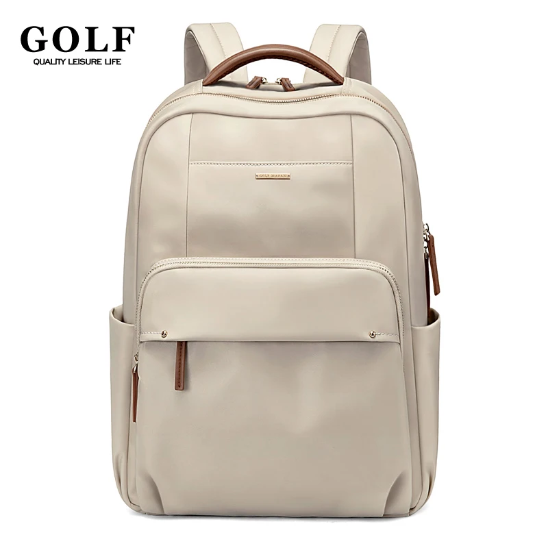 GOLF Womens Laptop Bagpacks 2024 15.6 Inch School Bag College Backpack Ladies Back Pack Bags Aesthetic Travel Fashion Waterproof