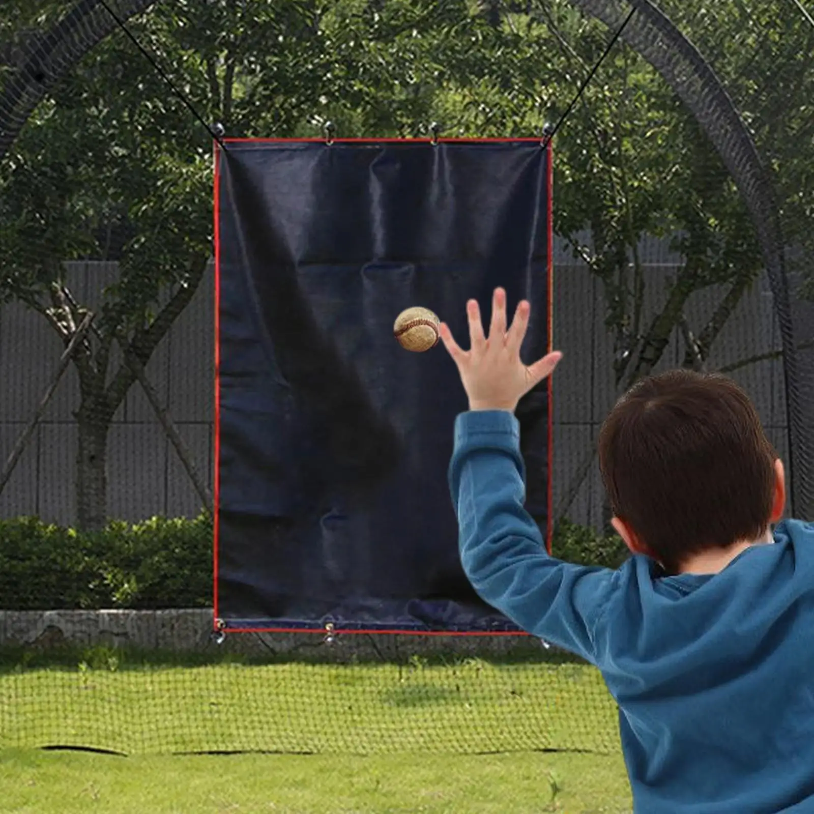 

Baseball Backstop Durable Portable Softball Net Saver Baseball Pitching Target