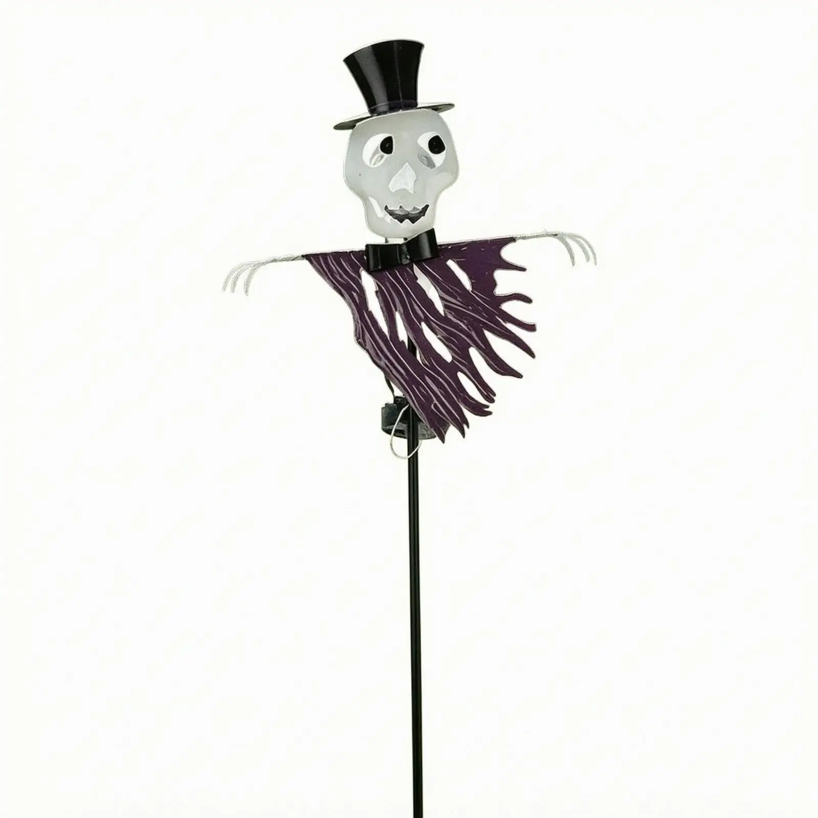 Energy-Efficient Skeleton Yard Stake Tattered Cloak Detail, Skeleton Garden Stake