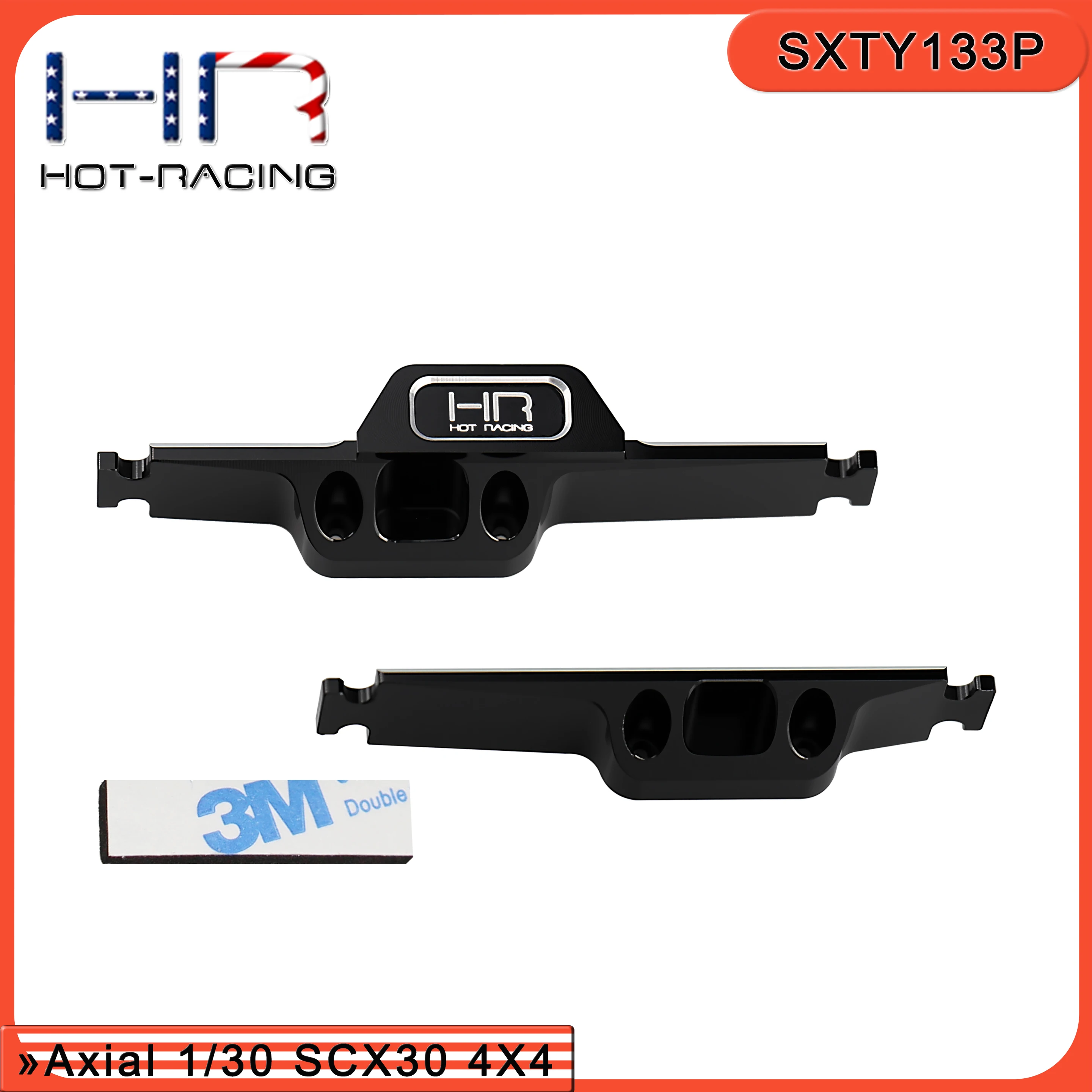 For Axial SCX30 1/30 4x4 6061 CNC Aluminum Chassis Side Rails Rock Sliders Upgrade Hot Racing