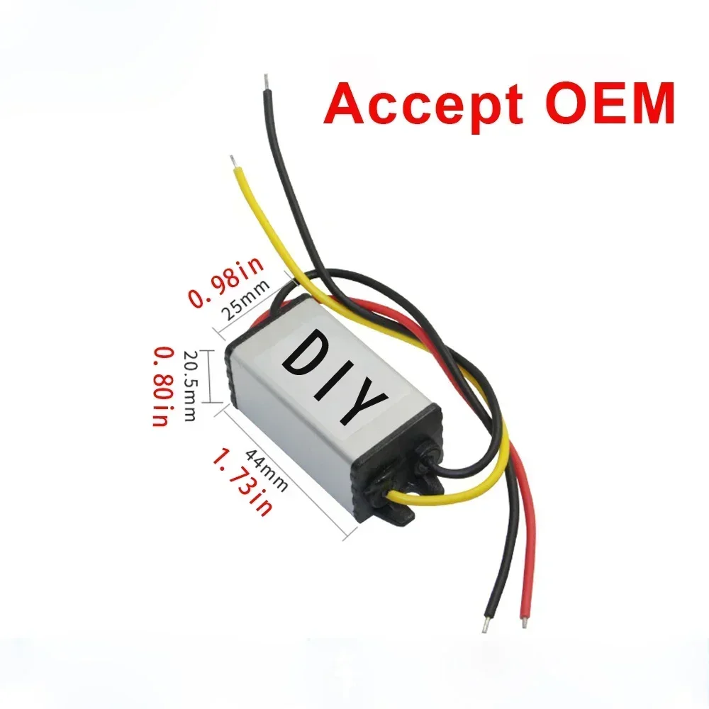 DC 12V 24V (6V-28V) ขั้นตอนลง 3.7V 6A 22W DC Converter Buckโมดูลแหล่งจ่ายไฟอะแดปเตอร์แรงดันไฟฟ้ากันน้ํา