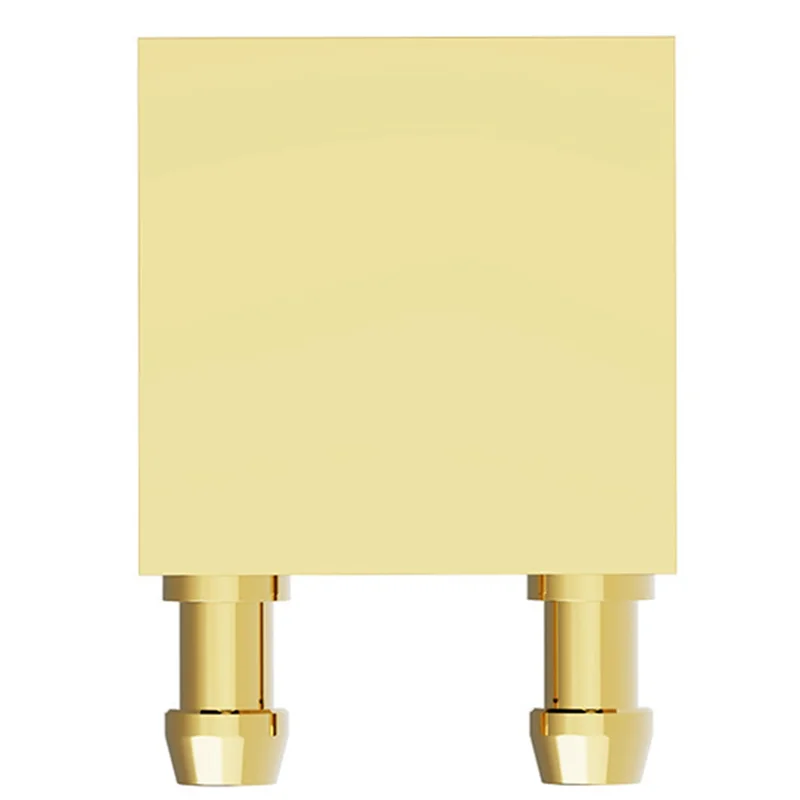 Absorvedor de calor refrigerado a água de cobre, soldagem integrada cnc, resistência de alta pressão para jogos de pc, construção de resfriamento zt4040 wavgi