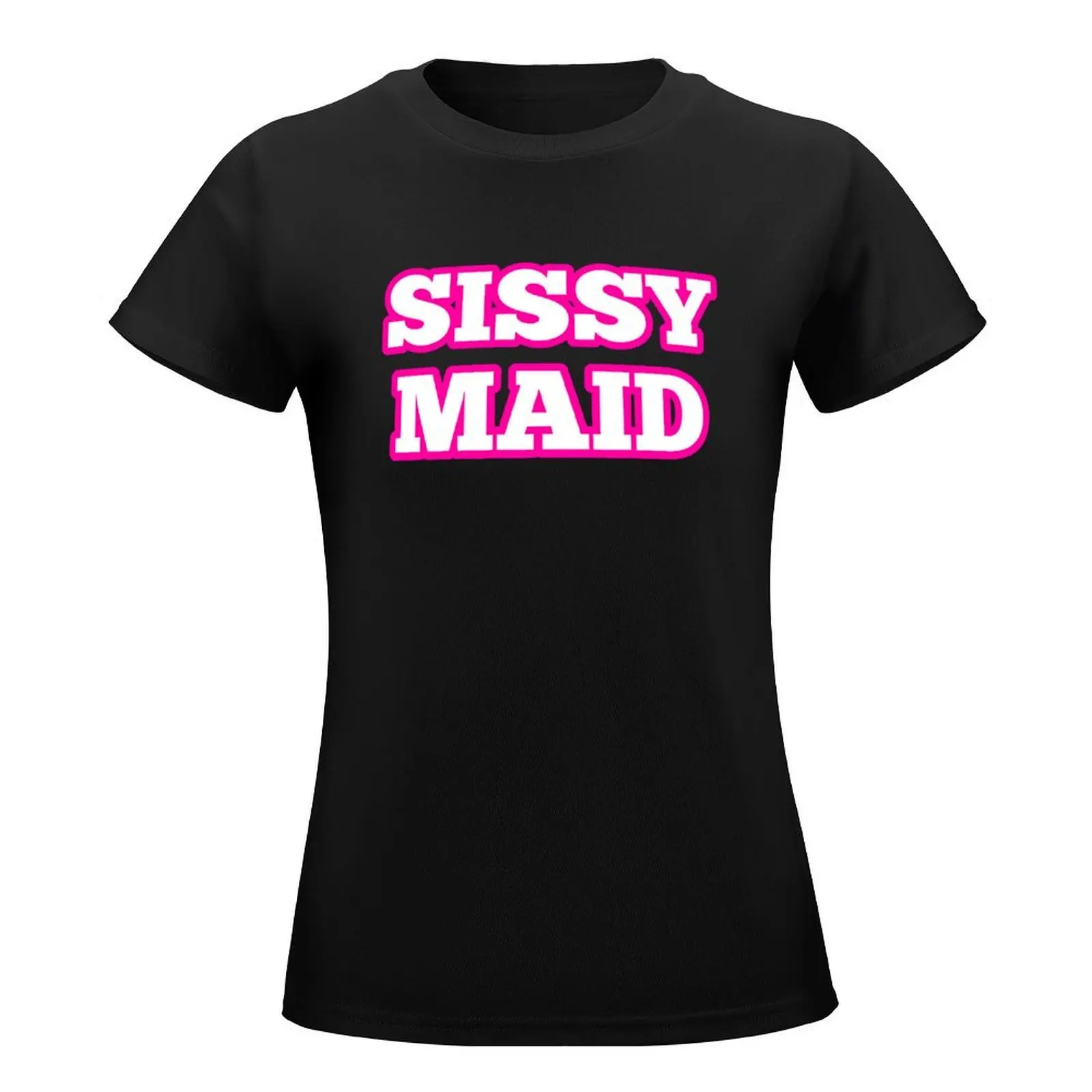 Sissy Maid T-Shirt vintage clothes blacks graphic t-shirts for Women