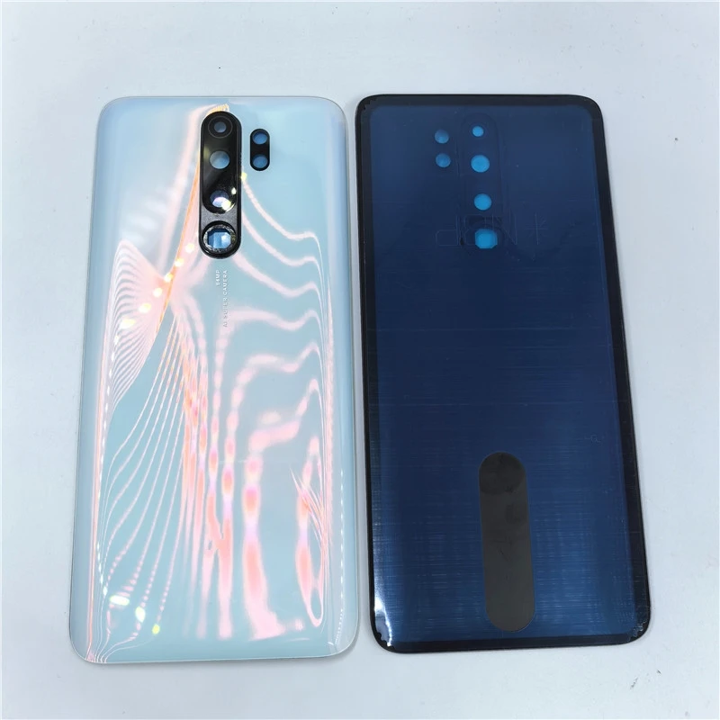 Battery Cover For Xiaomi Redmi Note 8 Pro Back Glass Panel Rear Door Housing Case With Camera Lens Replacement+Sticker
