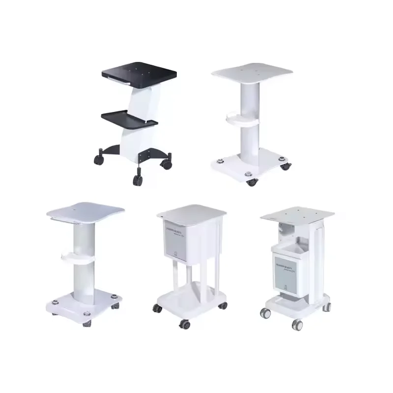 Oem Spa Dental Clinic Trolley Salon Laser Machine Trolley Furniture Facial Beauty Machine Trolley Carts