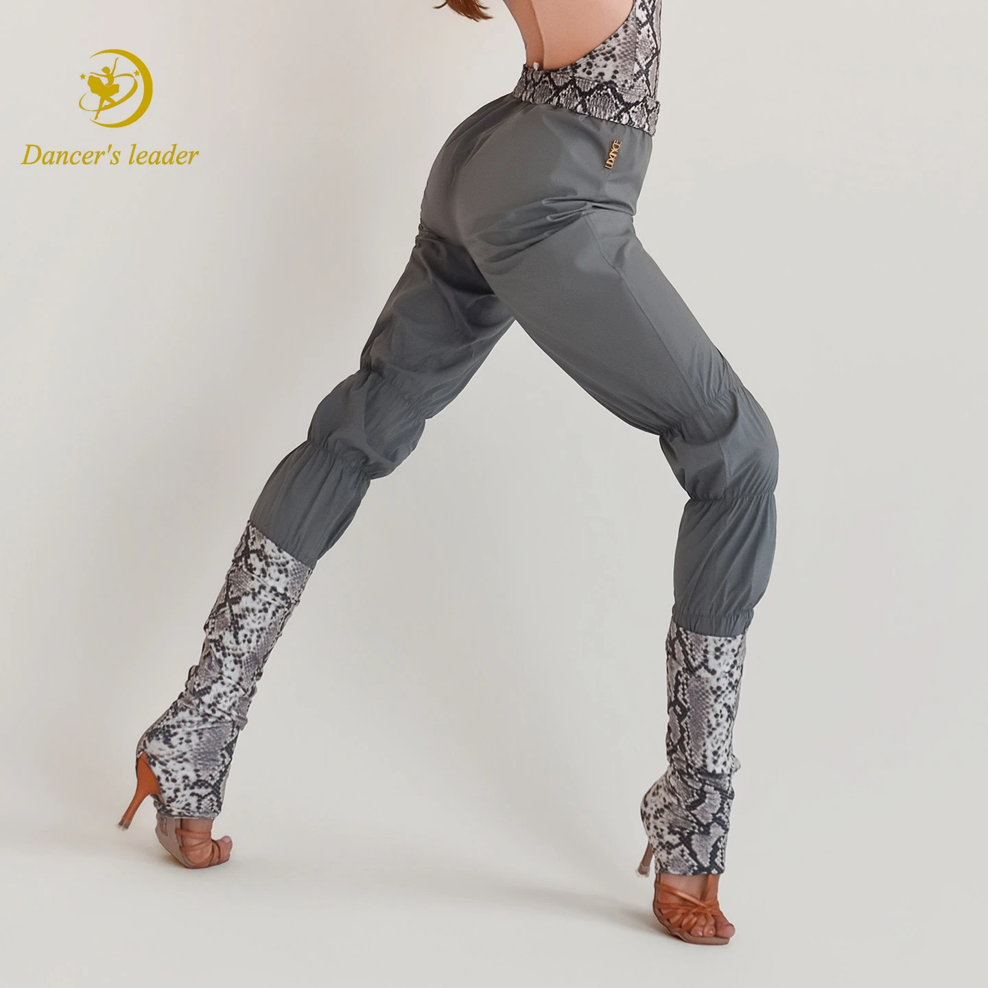 Tenue de danse latine haut de gamme pour adultes et enfants, robe de performance Cha Cha Samba, pantalon de danse à la cheville resserrée