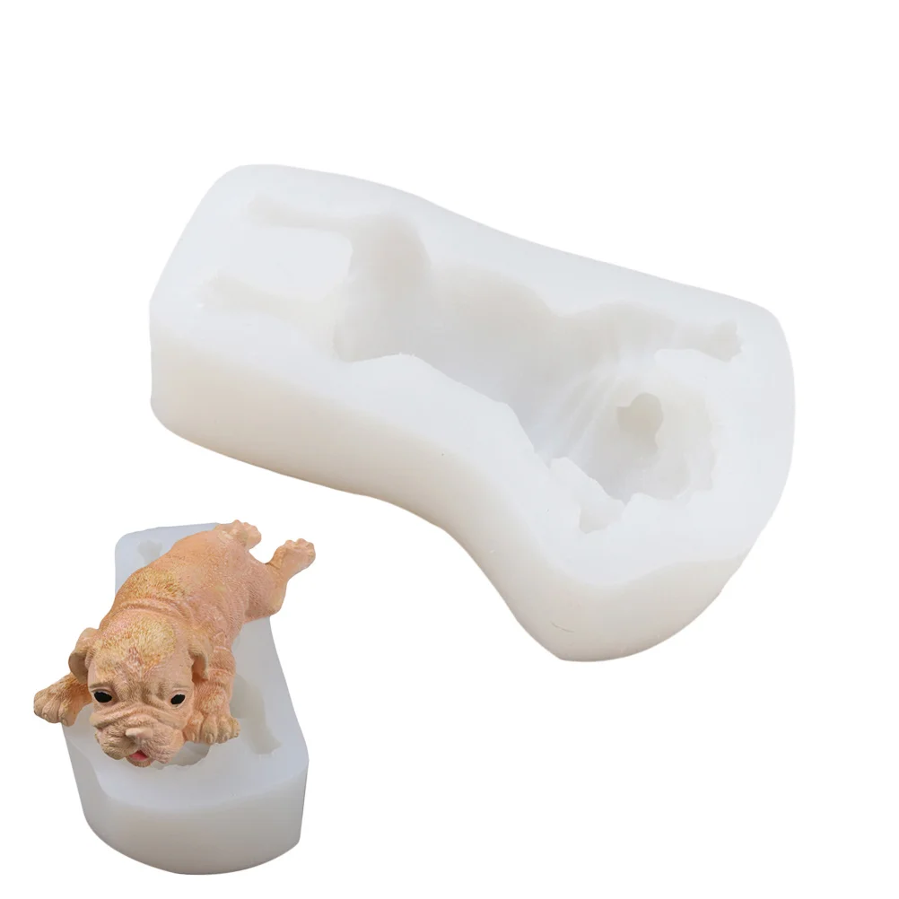 

Silicone Mold Shar Pei English Shape Fondant Cake Decorating Tool Transparent Silicone Cake Molds Baking