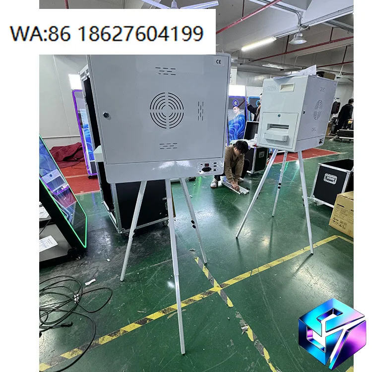 21.5 Inch Touch Screen DSLR Photo Booth High Quality Kiosk With Inside Printer Holder For Party Wedding Celebration