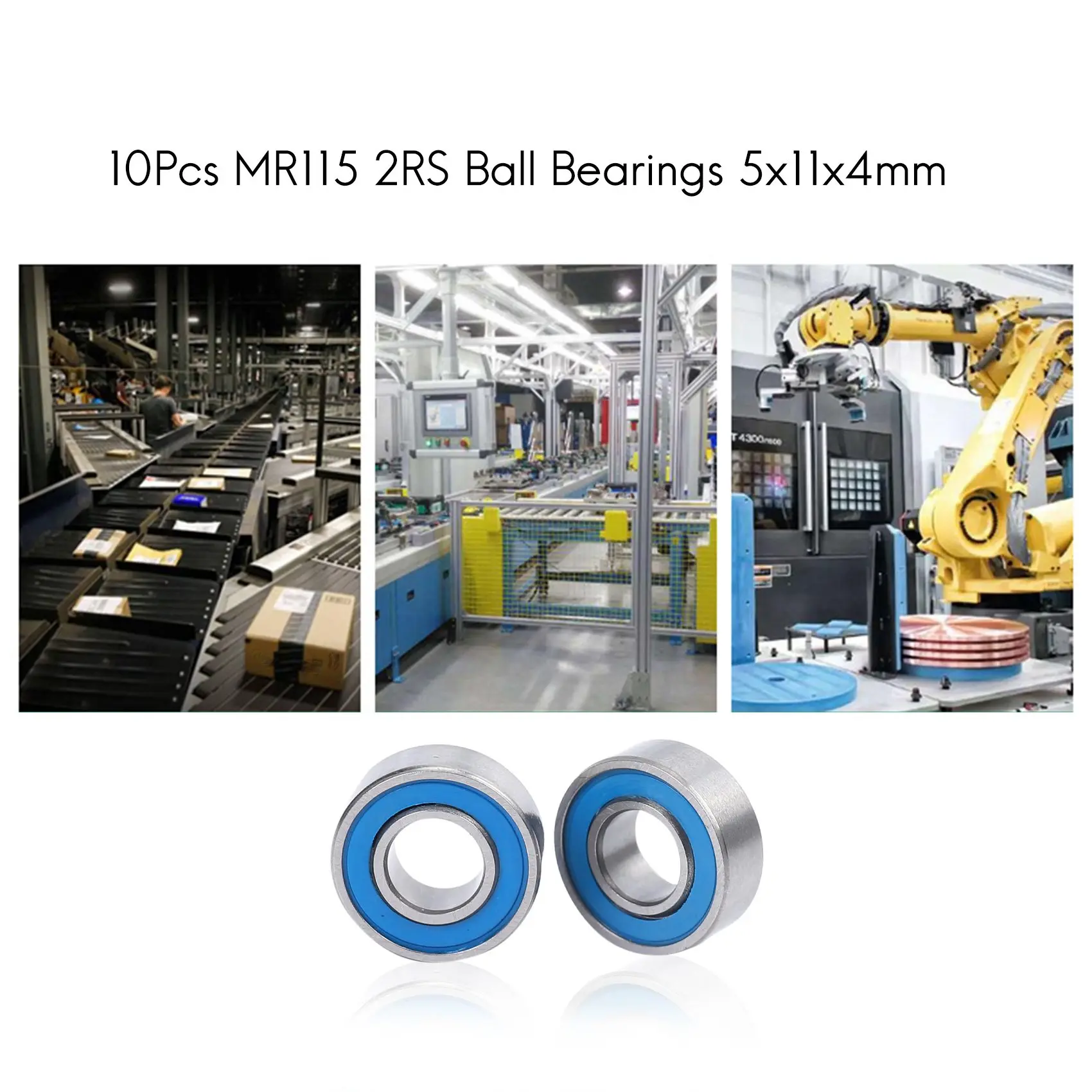 عجلة تدافع مائلة ، MR115 ، 5x11x4 ، 10