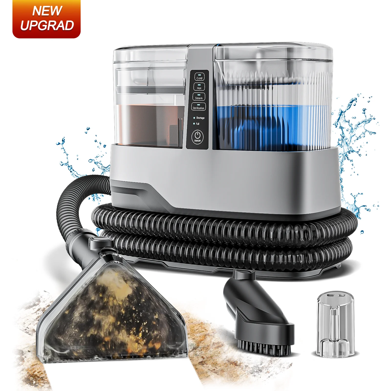 

Professional Industrial Steam Cleaner High Pressure Pressurized Multipurpose Steam and Hot Water Cleaner Commercial Grade