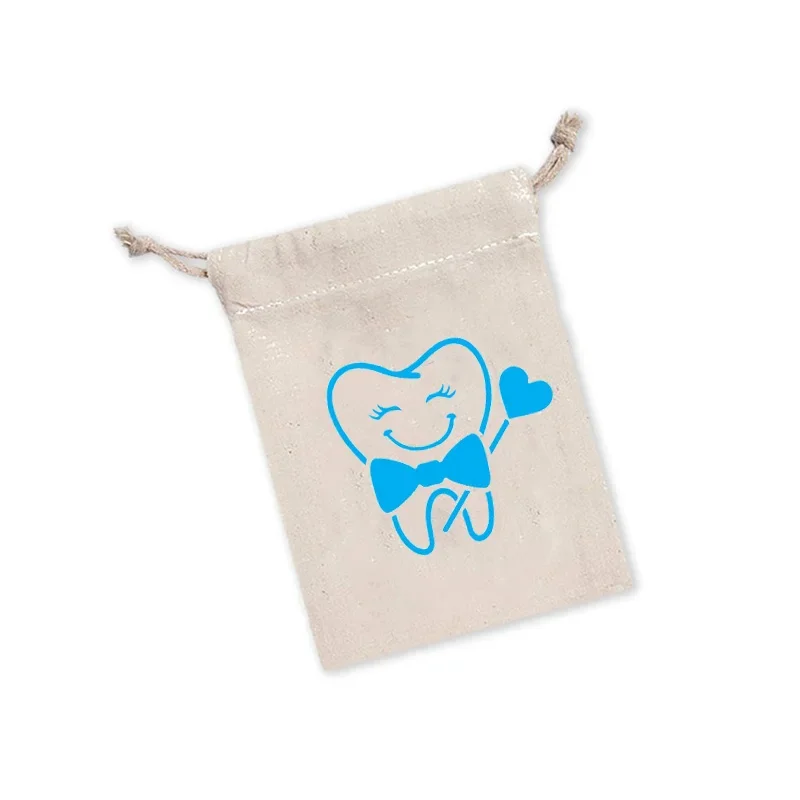 Kid Children baby boy girl Tooth Fairy bag Keepsake gift box Dentist Hygienist Assistant Student birthday Graduation supplies