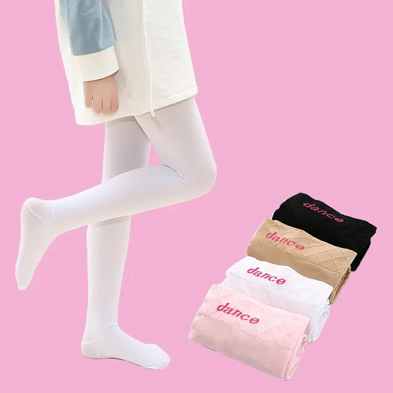 Girl Socks 3-12 Years Old Cotton Knee High Dance Tights Lovely Stocking Children Leggings Performance Todder Sock