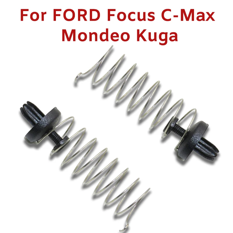 For FORD Focus C-Max Mondeo Kuga Car Front Center Grille Oval Badge Emblem Spring Clips Retainer Connect Accessories Parts Kit