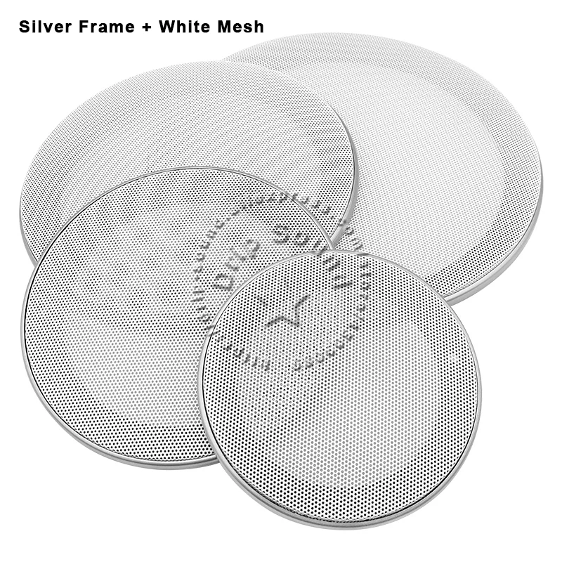 For 4"/5"/6.5"/8" Inch Ceiling Mountable Speaker Grill Cover High-grade Car Audio Decorative Circle Metal Mesh Protection 16B