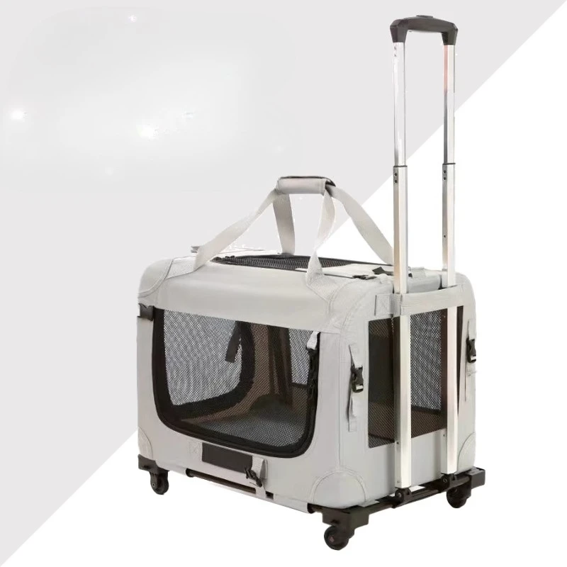 

Pet trolley case cat bag portable going out large capacity pet going out bag cat packaging two dogs going out bag