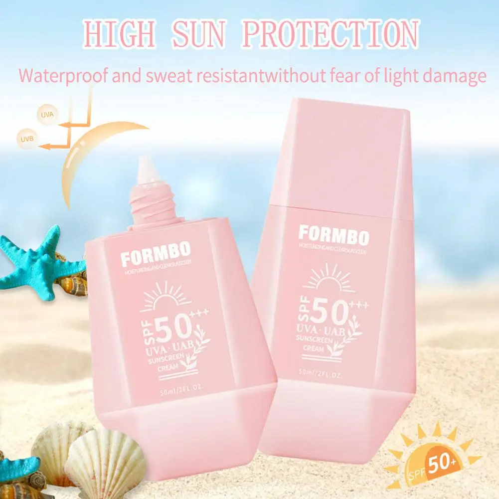 Face Isolatiecrème Spf 50 + Zonnebrandcrème Whitening Sunblock Huid Hydraterende Crème Olie-Controle Zorg Anti-Aging Huid Protectiv R2o7