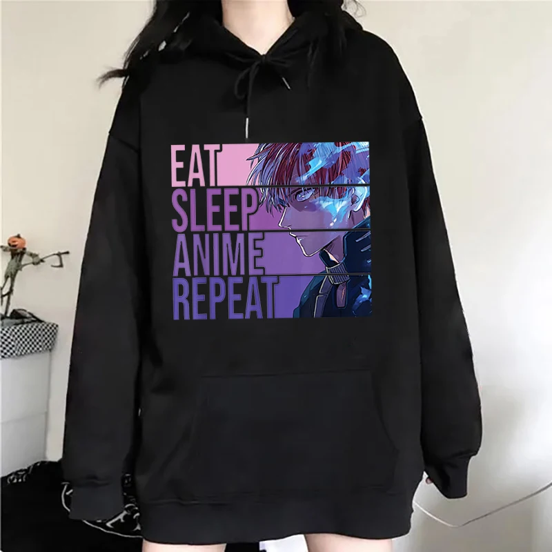 New Anime Todoroki Shoto Printed Hoodies Unisex Autumn Winter Fashion Casual Long Sleeve Pullover Sweatshirts