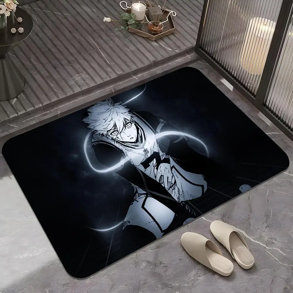 Anime B-BLue L-Lock Floor Mat HD Art Wall Room Decor Home Waterproof Home Living Bar Decorative Paintings