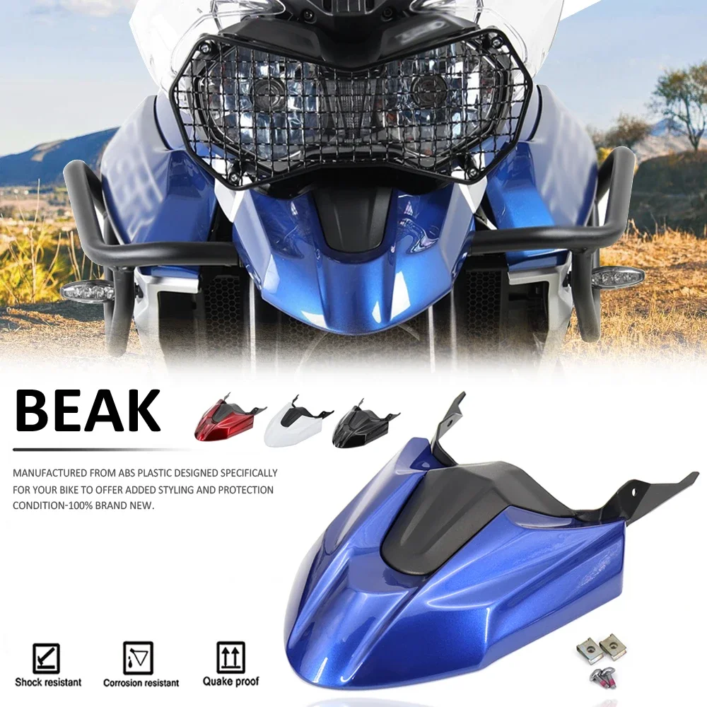 

Motorcycle Accessories Beak Nose Cone Extension Front Fender Fairing For TIGER800 XC 2013 Tiger 800 XRT Tiger800 XRX 2015-2019
