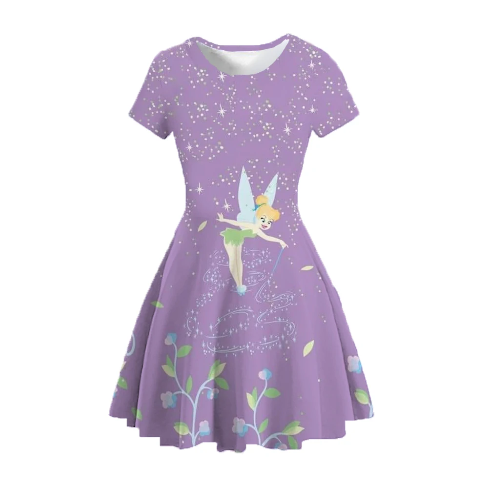 Disney Wonderful Fairy Series Print cute Elegant splendida vita francese Slim snello Senior Sensory Birthday Party Dress