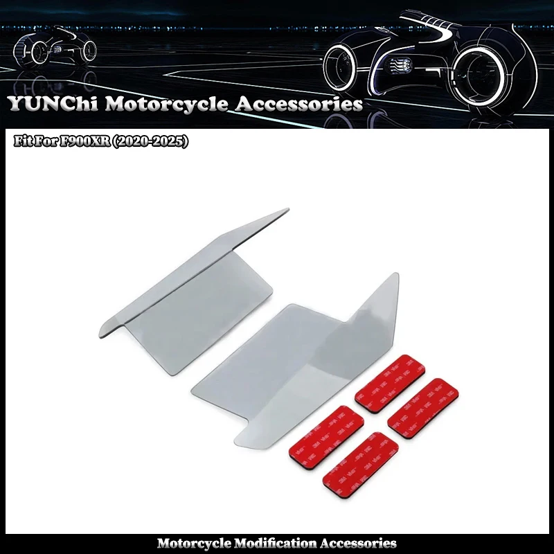 F900XR New Side Windshield Windscreen Wind Deflector Fit For BMW F900XR F900 X R 2020 2021 2022 2023 2024 2025 F900XR Windshield