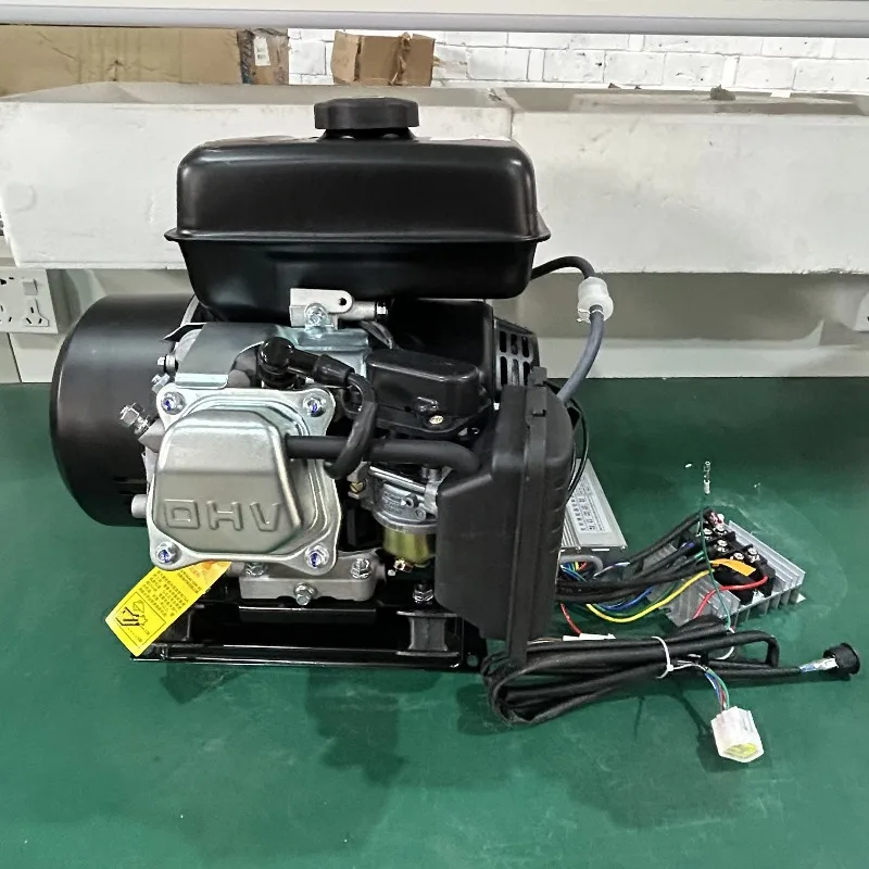 

Генератор для кондиционера 24В, зарядка от аккумулятора 48В 60В 72В DC, газовый генератор-удлинитель запаса хода