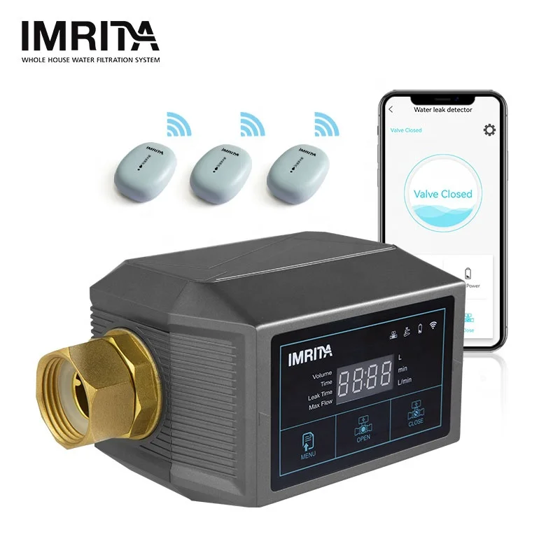 IMRITA Household Water Management Flow Meter Measure Very Less Flow And Smart Auto Control Valve On And Off