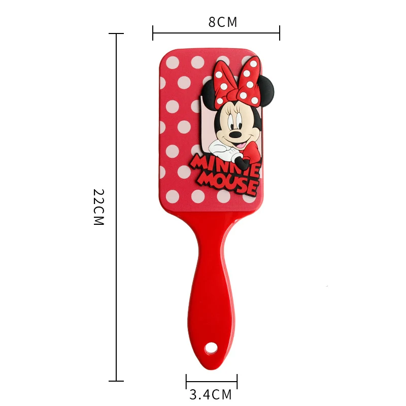 Disney Frozen Mickey Combs Anime Figure 3D Air Cushion Massage Comb Hair Brush Haircare Hairdressing Tool Children Girls Gifts