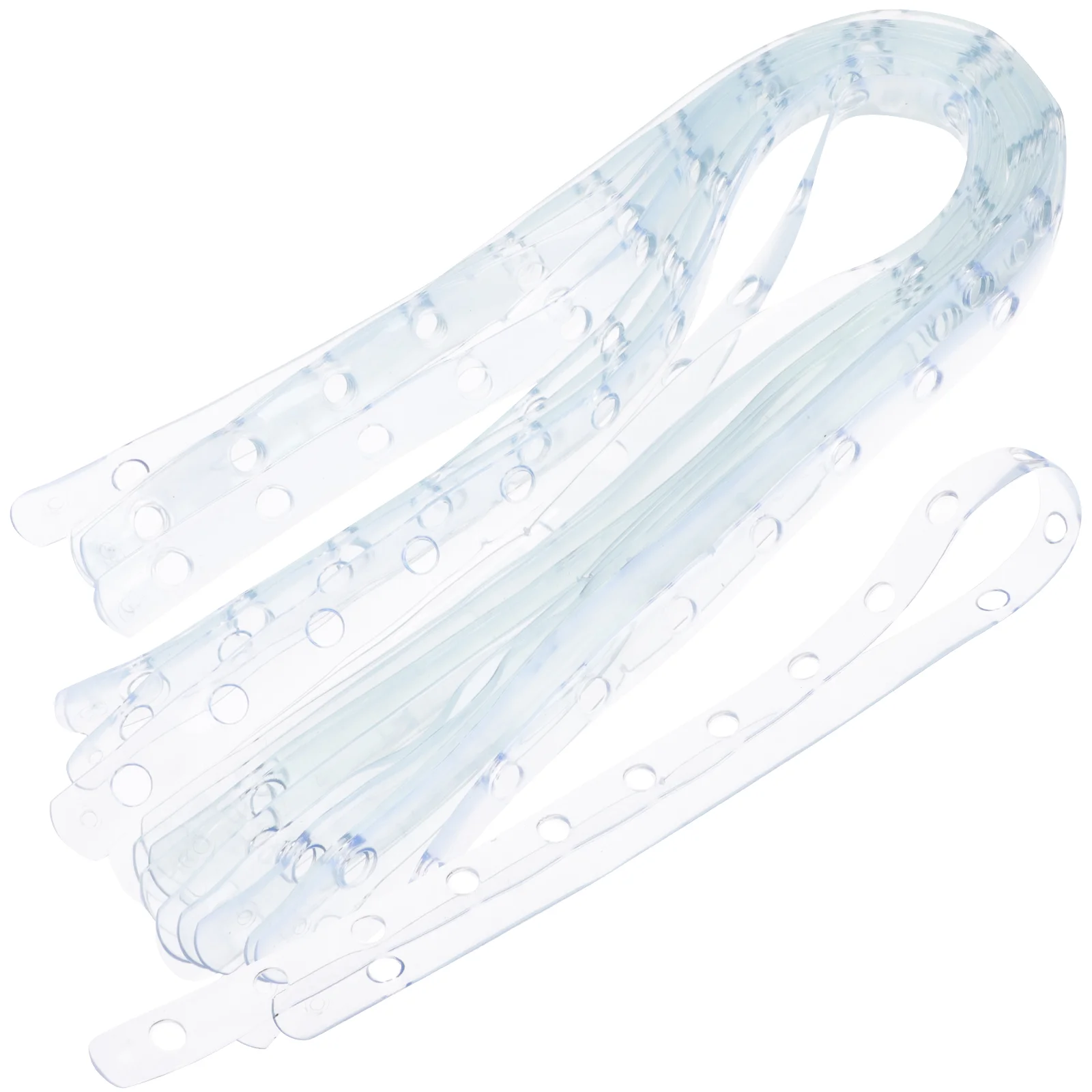 20 Pcs Clothes Display Strips Closet Supplies Hanger Coat Space Saver Hangers Plastic Clear Hanging