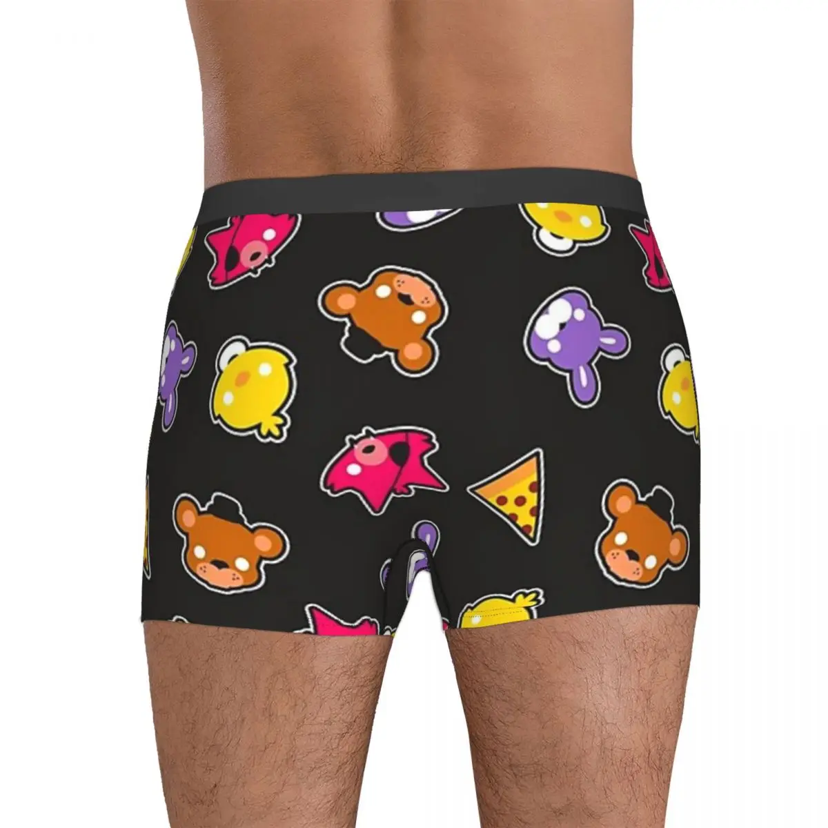 Boxer Underpants Shorts FNAF Freddy's Faces Panties Male Breathable Underwear for Homme Man Boyfriend Gifts