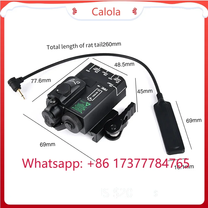 All Metal DBAL Mini No Light Mode DBAL A2 Tactical IR Sight Hunting Rifle Aim Light Airsoft Accessories