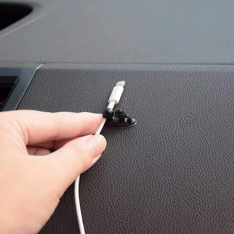 

Upgraded Model 8 Pcs Multi-purpose Convenient Cable Clamps Creative Mini Earwire Cable Clamp Organising Clip Fixed Cable Clip