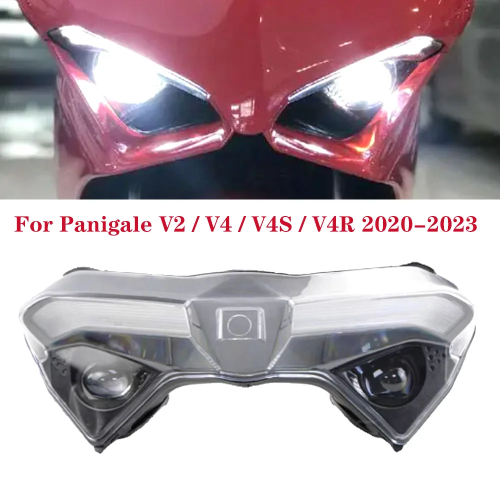 Motorcycle Headlight Assembly For Ducati Panigale V2 V4 V4S V4R 2020-2023 2022 2021 LED Headlight-lamp Accessorie Headlamp Light