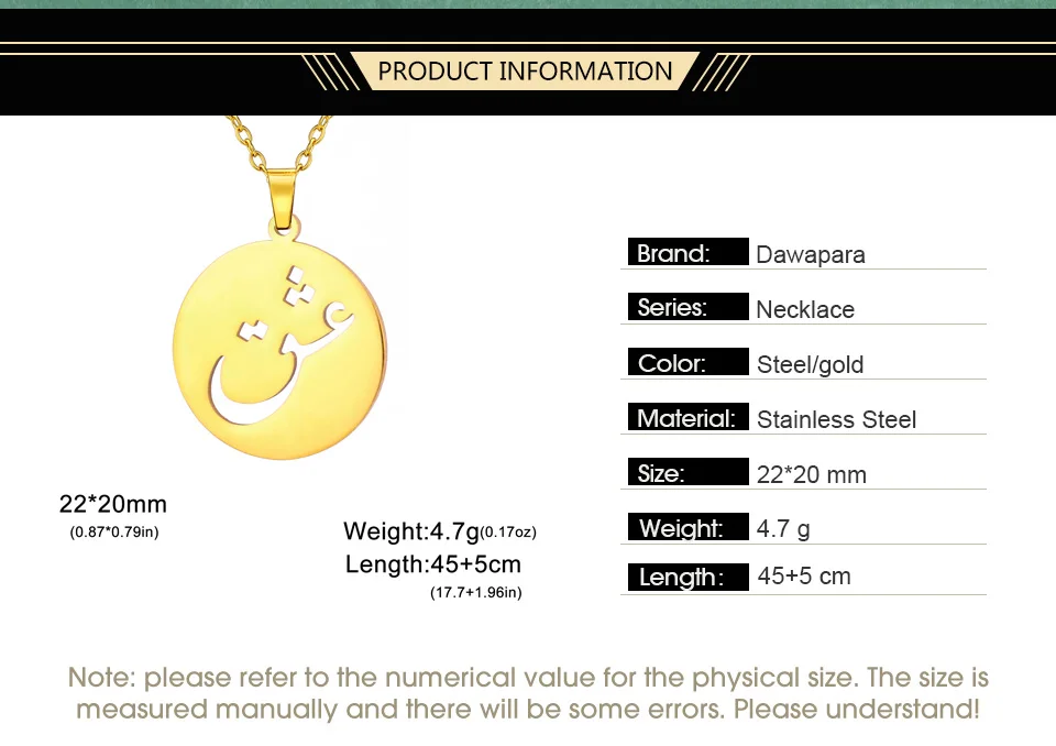 Dawapara Persische iranische Liebe Eshgh Farsi Halskette Persische Kalligraphie Halskette Edelstahl Schmuck Neujahrsgeschenk – Detail 2