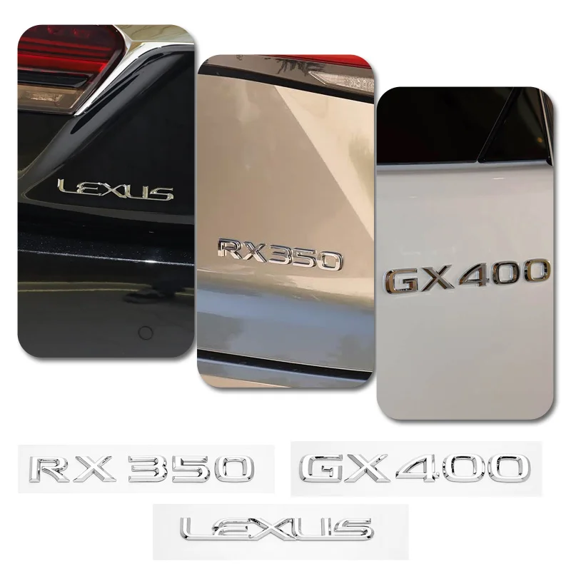 

Car trunk letter sticker Accessory For Lexus IS250 ES200 ES240 ES250 ES300 ES350 IS200 IS300 NX200t NX300 RX270 RX300 RX350