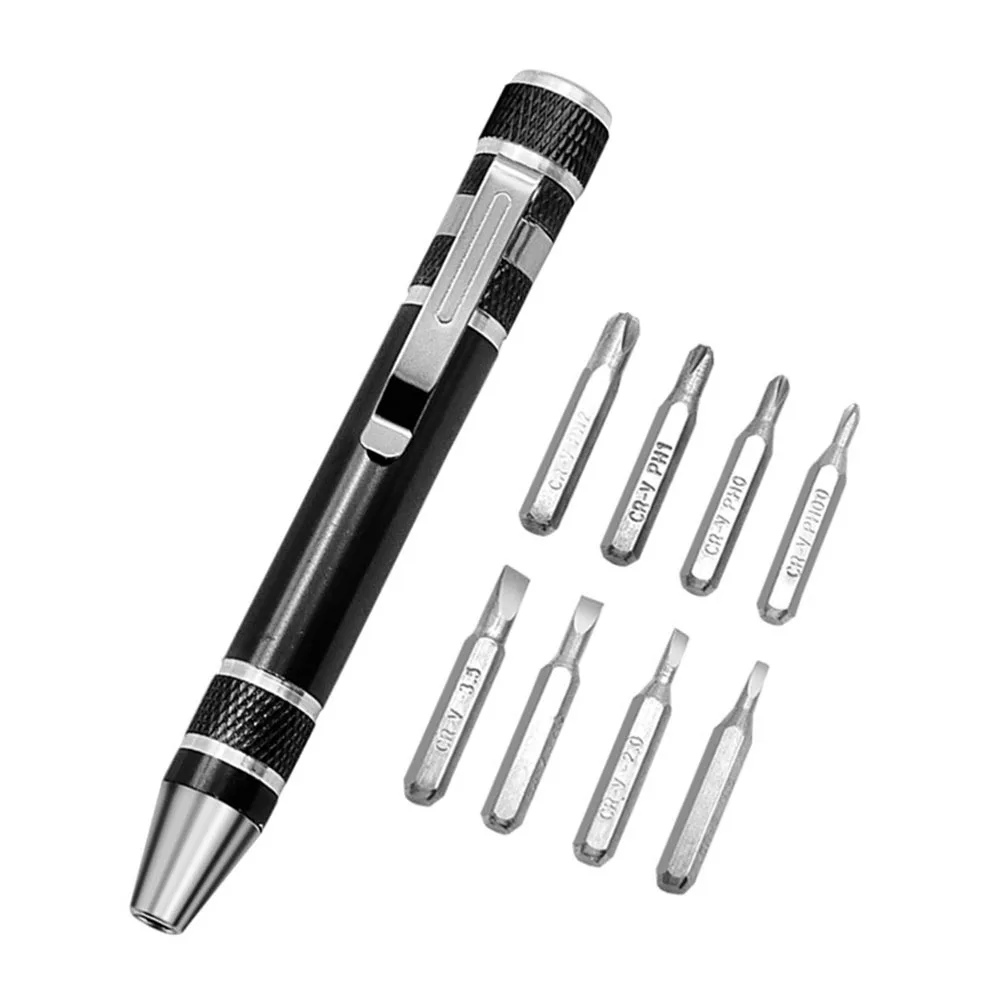 Disassembly Pen Multi-function Screwdriver Brand New Common Screws And Bolts Eight Screwdriver Heads High Quality Material