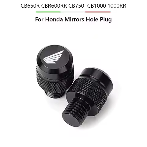 For HONDA CB750 CB 750 1000 HORNET CB1000 Hornet SP Motorcycle Accessories M10 Mirror Hole Plug Cap CB650R CBR 600RR 1000RR