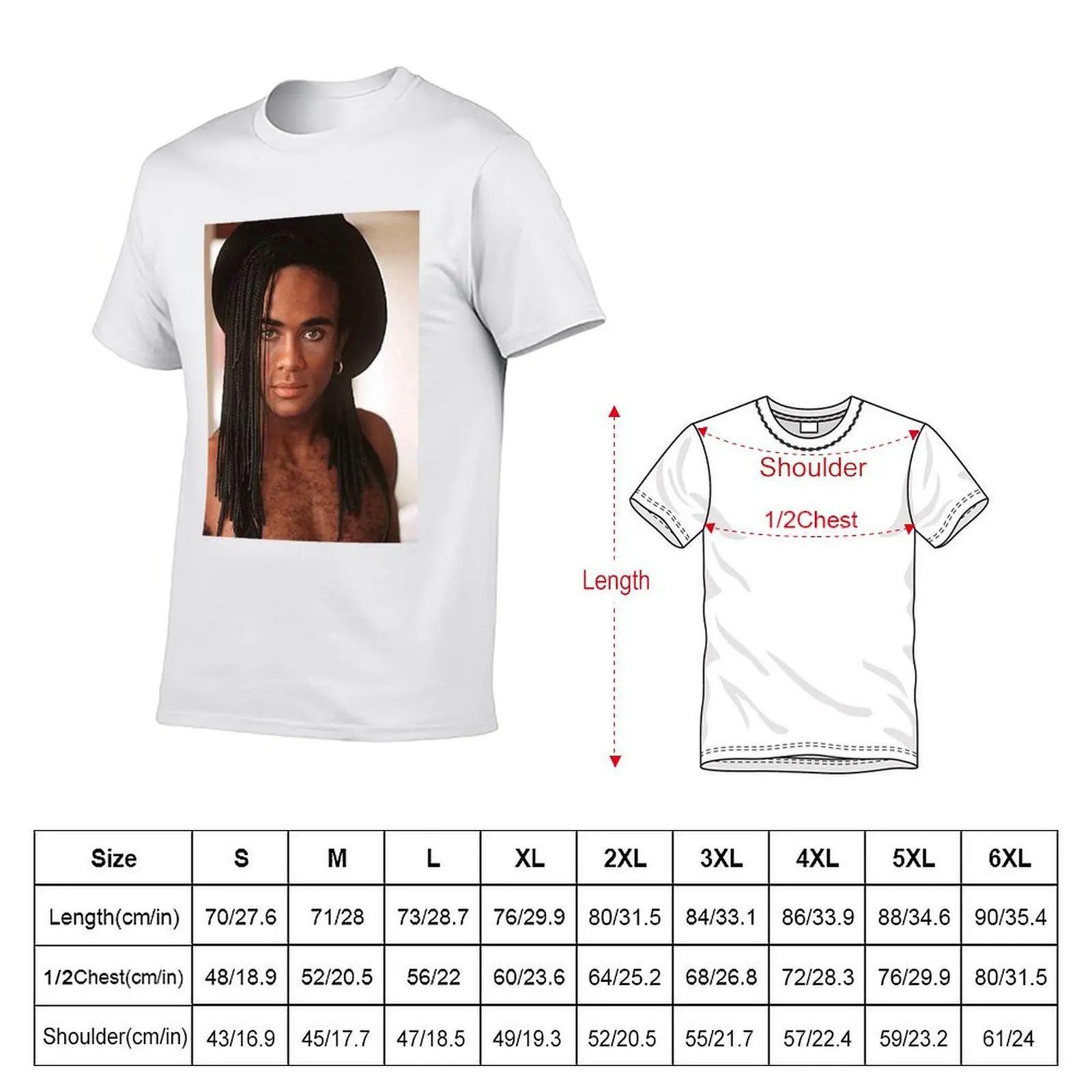 Milli vanilli T-Shirt man t shirts graphic g man t shirts for men T-Shirt