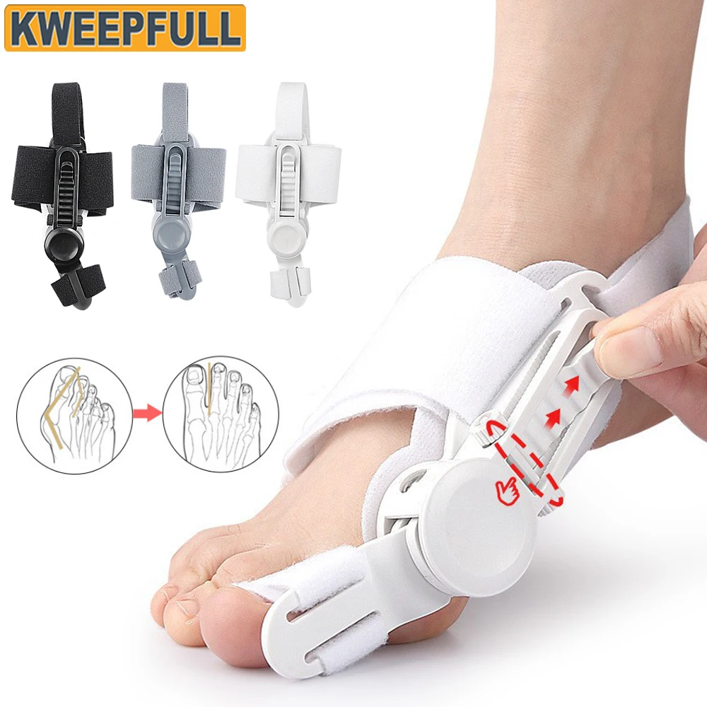 

1Pcs Bunion Corrector for Women & Men,Adjustable Splint Bunion Pads Day Night Support with Toe Separator for Bunion Relief