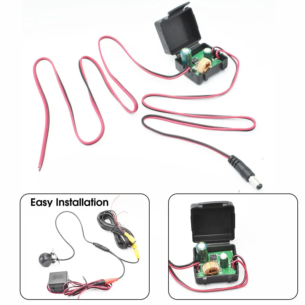 Voltage Regulator Converter Car Power Supply Plastic Power Step-down Step-Down For Vehicle Camera High Quality Easy To Install