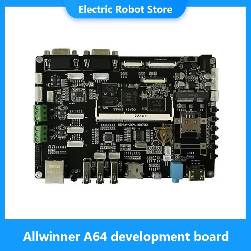 Allwinner a64 placa de desenvolvimento qihua-x64 quad core a53 solução android linux + qt ubuntu