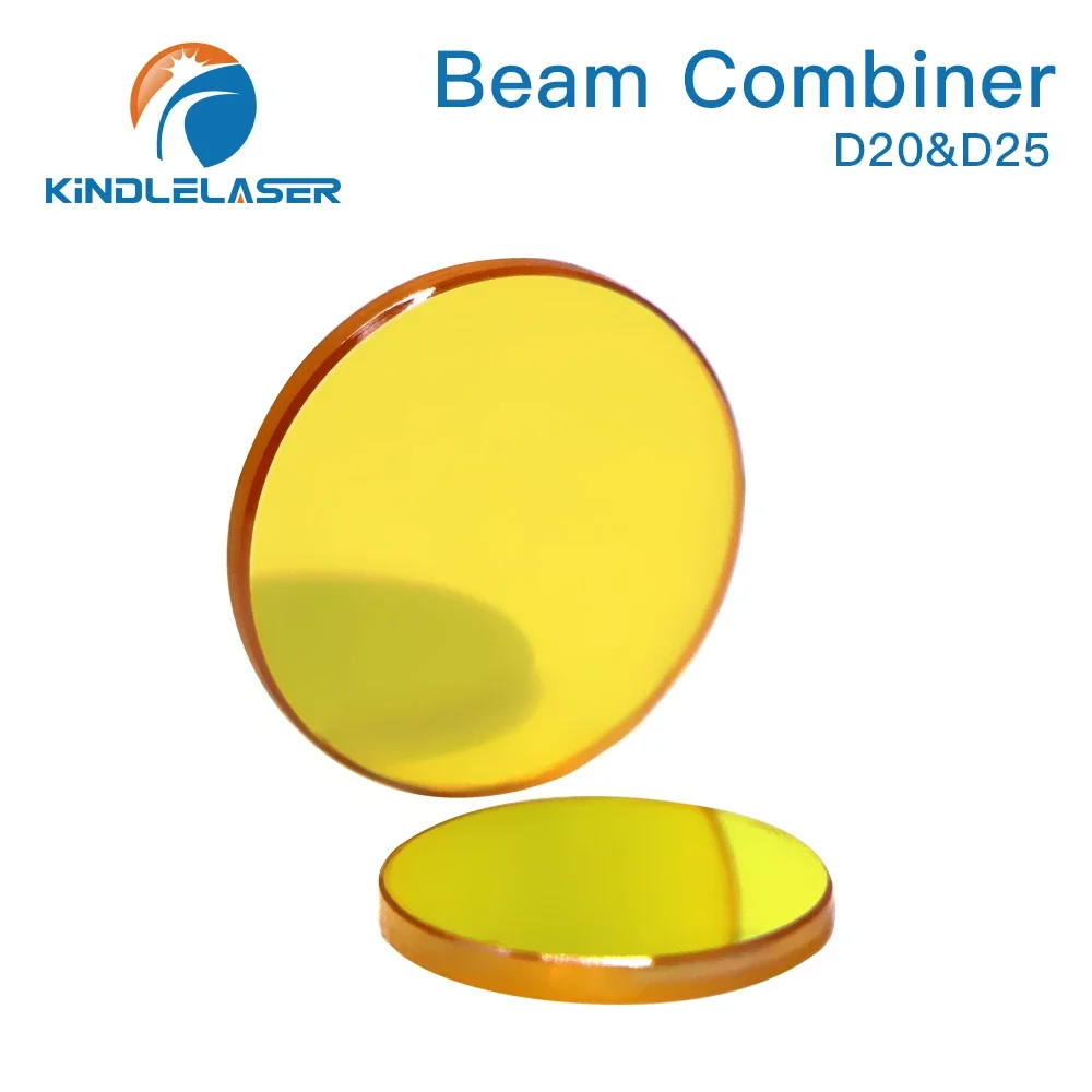 Laser Beam Combiner lens D20mm D25mm for CO2 Laser Engraving Cutting Machine to Adjust Light Path and Make Laser Visible
