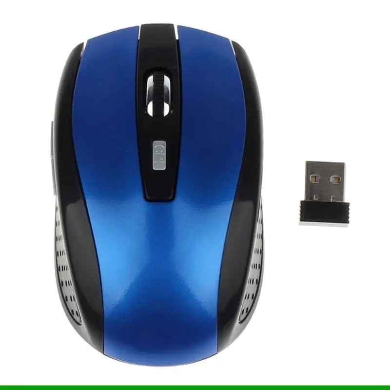 U55C 2.4G mouse óptico sem fio ergonômico com botões USB Receiver 6, DPI para laptop, PC, computador, notebook