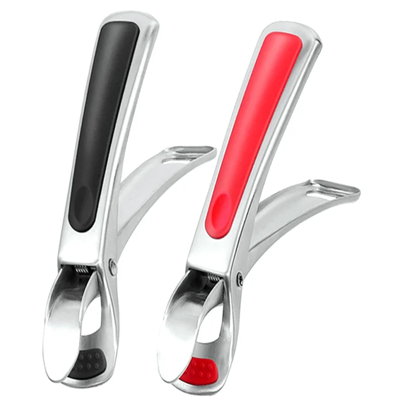 Pinça de placa aa96 compatível com acessórios de panela fritadeira de ar panelas pinça placa quente tigela retriever para forno vermelho