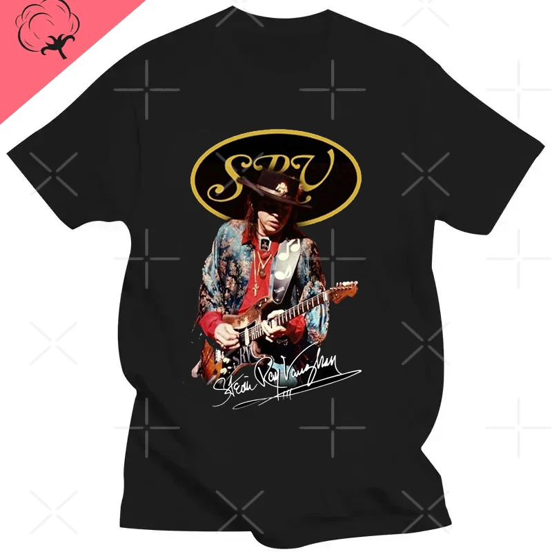 تي شيرت برسومات قابلة للتنفس بأكمام قصيرة ، ملابس رجالية ، تي شيرت نسائي ، راي ، فوغان ، جيتار ، بلوز ، أسطورة روك ، سرفي ، فضفاض #3